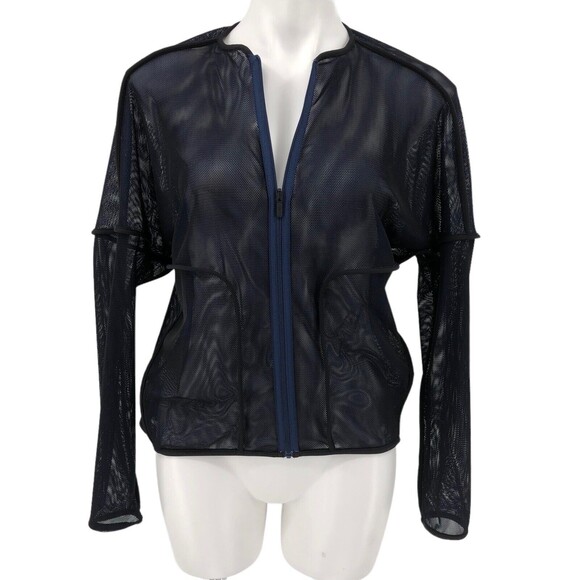 LULULEMON LAB Kaomi Jacket Velvety Blue Black Reversible Women's Size 4 - Picture 5 of 11